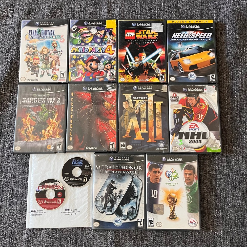 Huge Lot of 12 Nintendo Gamecube Games TESTED! As-Is Read‎ description!